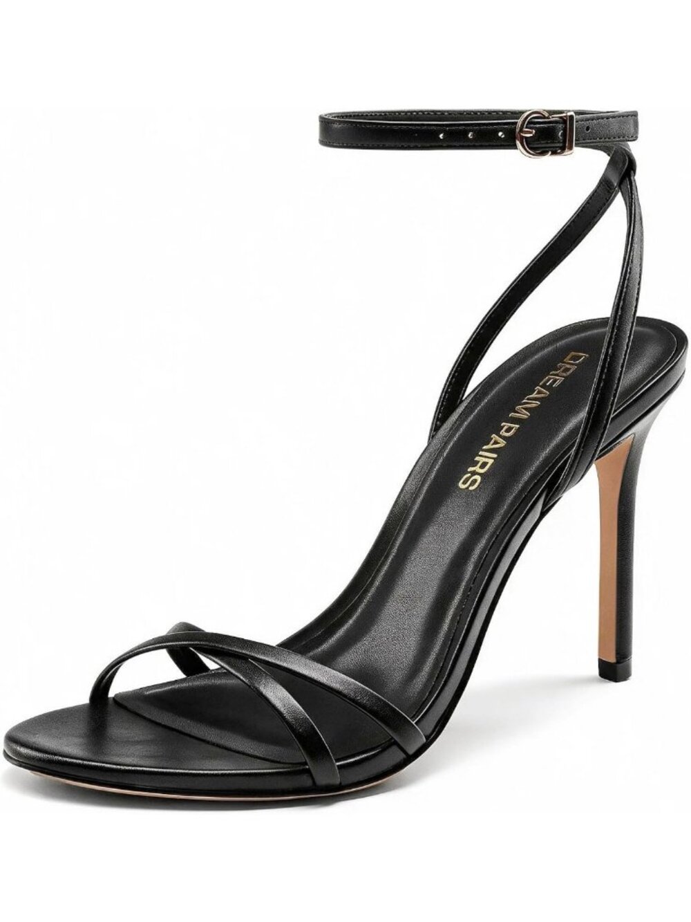Elegant Strappy Stiletto Heel Sandals for Women - Chic Evening Footwear